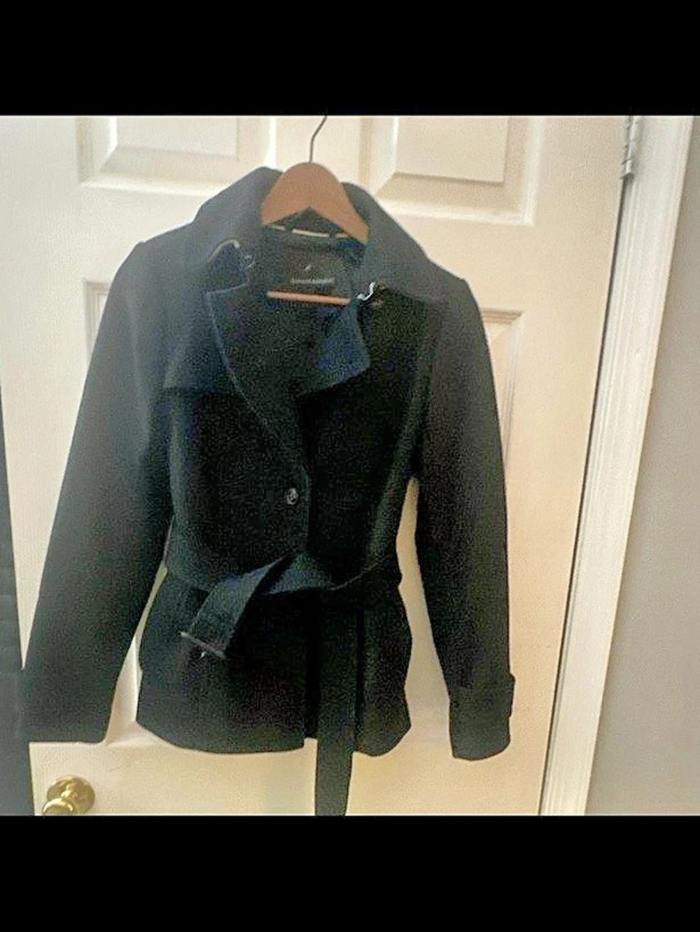 Banana Republic Nova Fides Wool Blend Trench Coat Size Medium